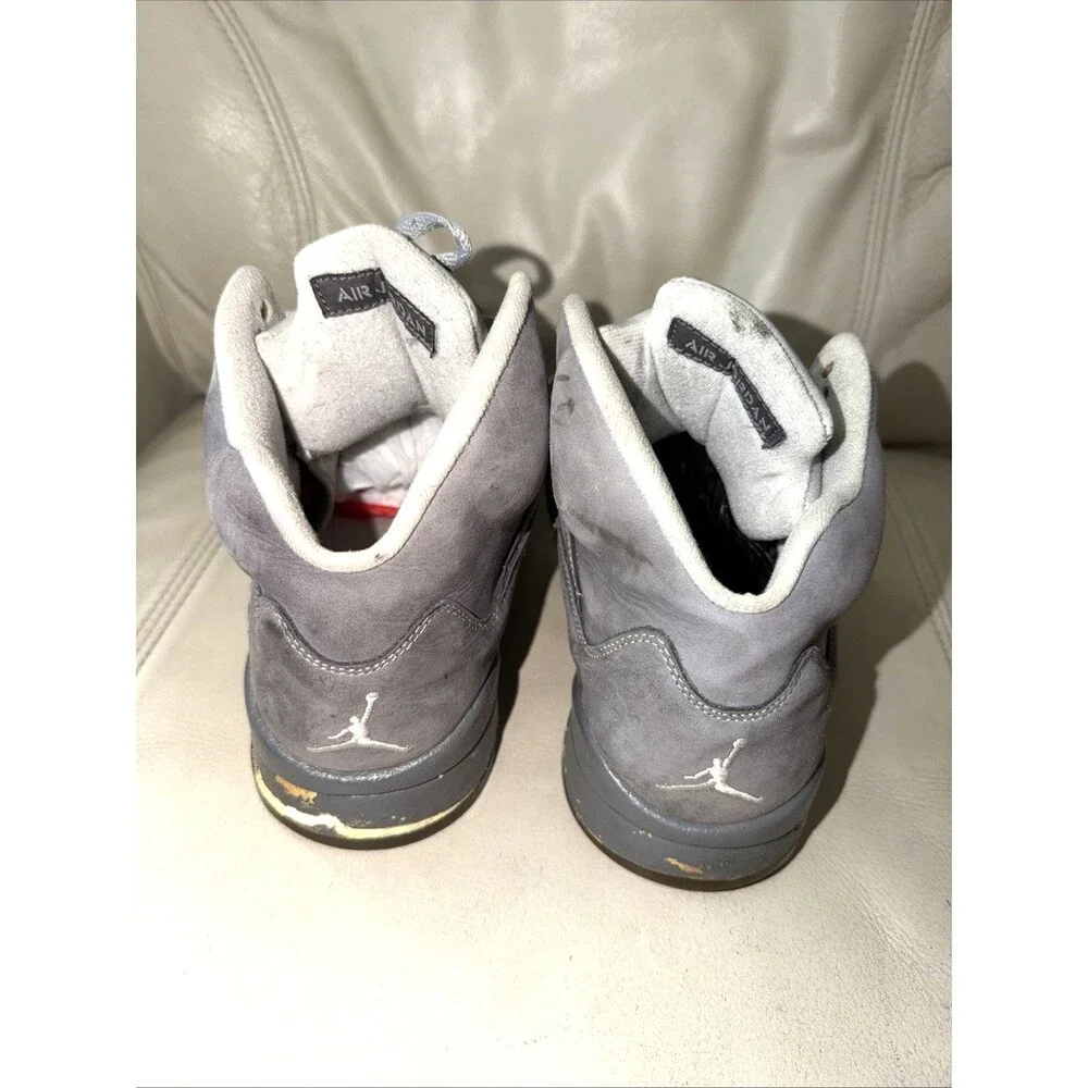 Nike Air Jordan 5 Retro Wolf Grey Men's Shoes Size 11 136027-005